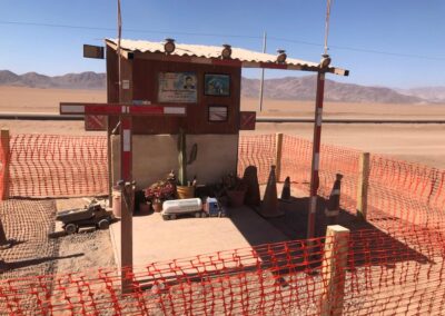 Animita número 2 ubicada en el KM 19 de ruta minera, Antofagasta.